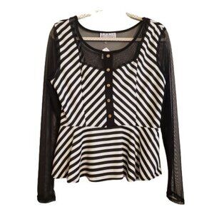 Basic Necessities women's long sleeve top size XL NWT